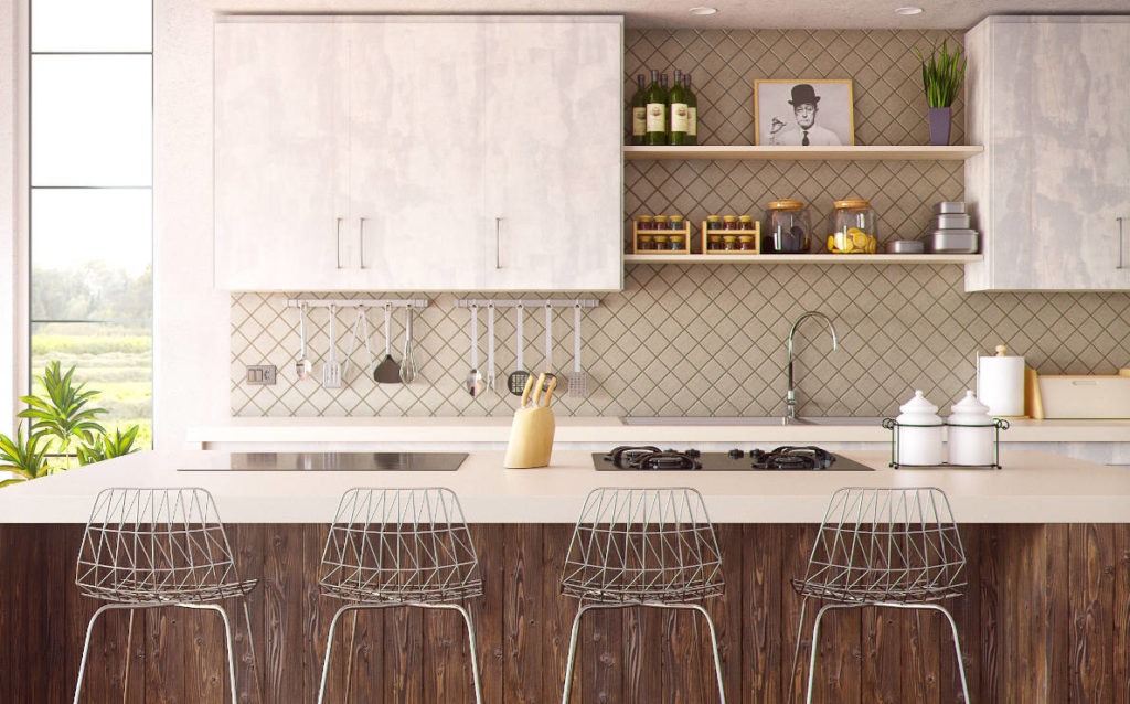 tile splashback in kitchen