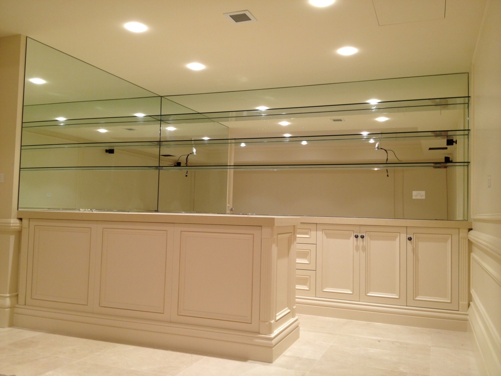 Frameless Glass Mirrors Frameless Impressions
