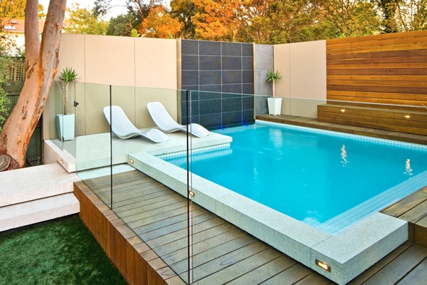 pool fence under deck frameless impressions